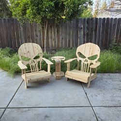 Punisher Skull Adirondack Chairs