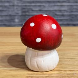 Ceramic Mushroom Figurine