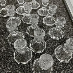 14 Glass Taper CandleHolder