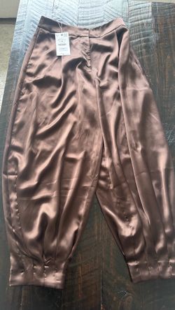 Zara satin pants brand new still has tags