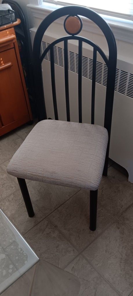 Table 4 Chairs and Baker's Rack
