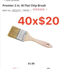 2” chip brush