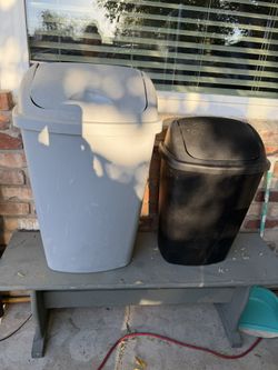 Trash Cans.   Both For $15firm