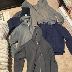 Men’s work hoodie lot