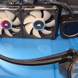 iCUE H100i ELITE LCD XT Display Liquid CPU Cooler (Corsair Aio)