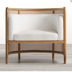 Crate & Barrel Fields Cane Chair