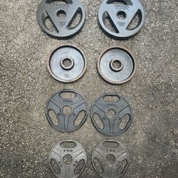 SET  OF  OLYMPIC  PLATES  (PAIRS OF)  25s  10s  5s  2.5s