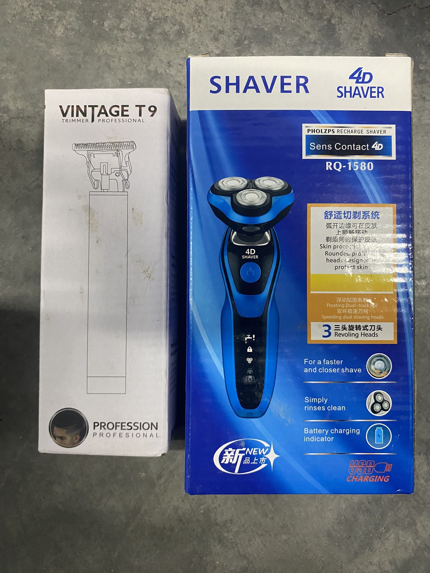 1 Hair Trimmer And 1 Shaver