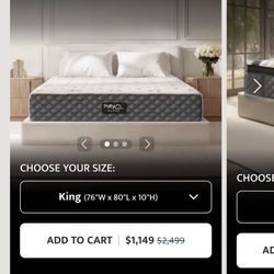 PUFFY KING SIZE MATTRESS 