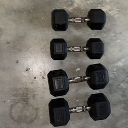 Set of weights / dumbbells- 35lbs and 20lbs