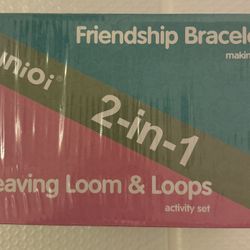 Funioi 2-in—1 Weaving Loom & Loops Activity Set - New And Sealed 