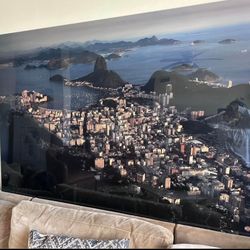 Luxury Panoramic Acrylic Artwork Of Rio De Janeiro