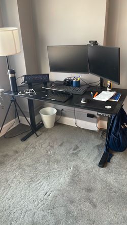 Heigh Adjustable Electric Standing Desk, Memory Computer