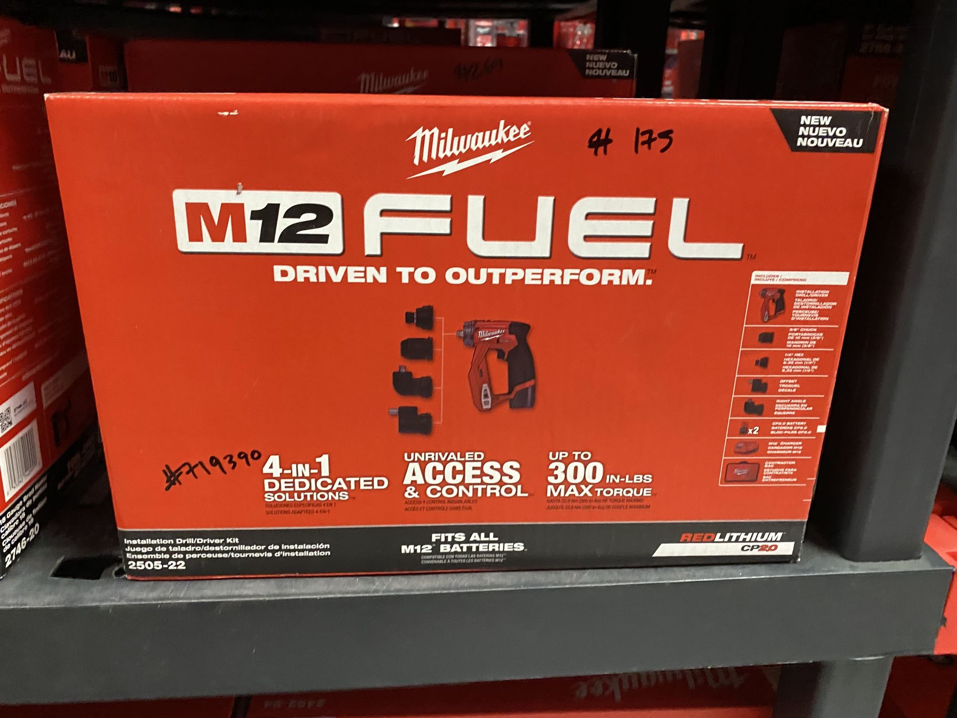 Milwaukee M12 Fuel Installation Drill Driver Kit