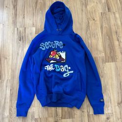 Blue Graphic Hoodie
