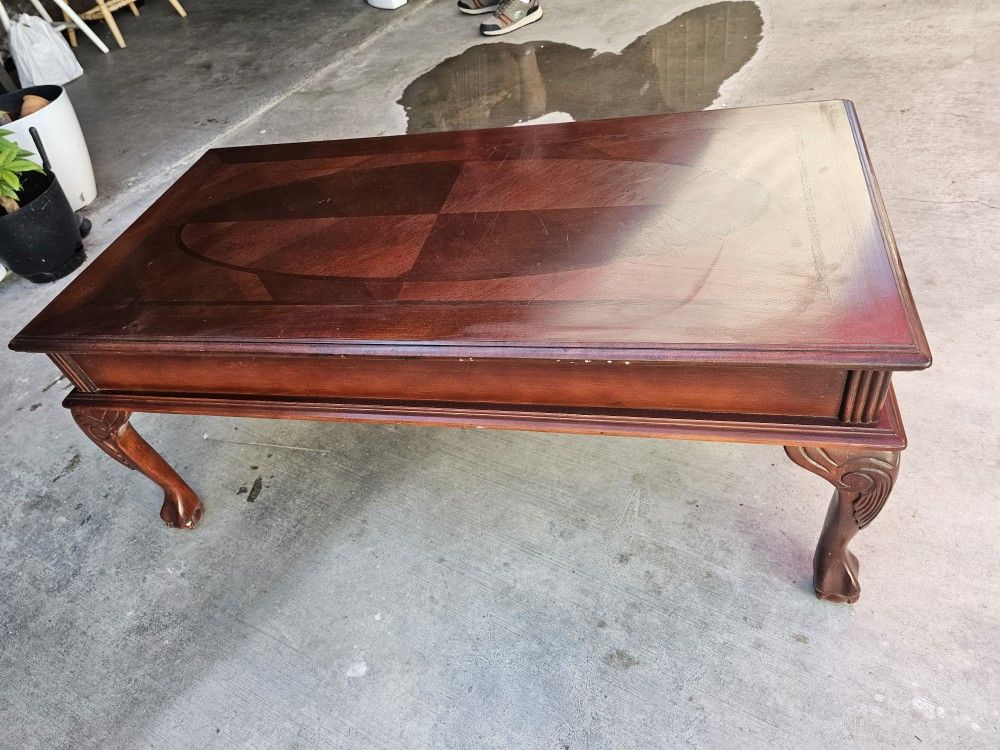 Coffee Table Cherry Color