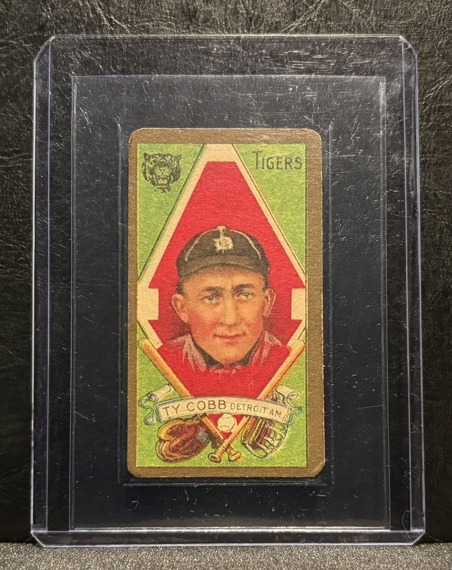 Ty Cobb High End Aged Reprint (Piedmont Misprint Error)