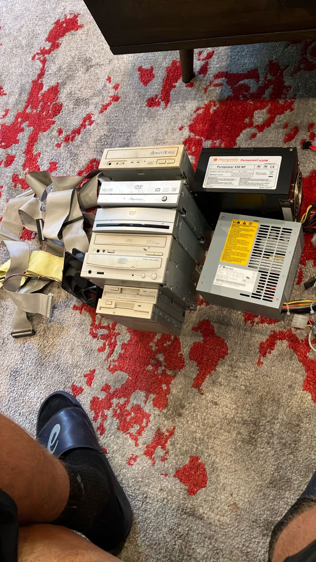 Lot Computer DVD Cd Writer Power Supply