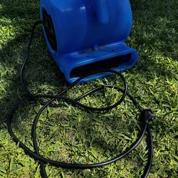 Blower or fam for water damage