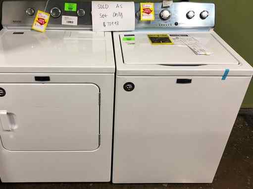 Brand New Maytag Washer/Dryer Set NT
