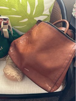 Fossil- leather backpack