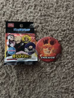 shiny large My Hero Academia Endeavor pin