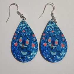 Stitch Teardrop Earrings