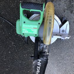 Hitachi 10” compound miter saw