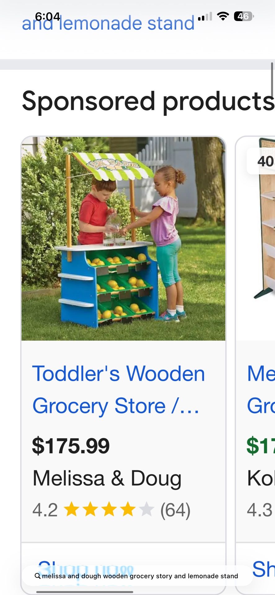 Little Tyke Fruit Market 