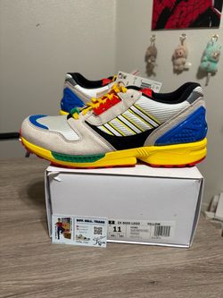 Size 11 - Adidas ZX 8000 LEGO Mixed Blocks Multicolor
