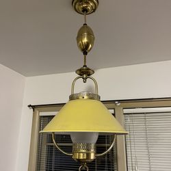 Vintage Brass Pendant Ligth