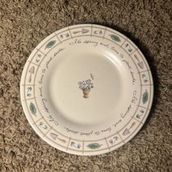 Pfaltzgraff PERENNIALS FLOWER GARDEN Salad Plates