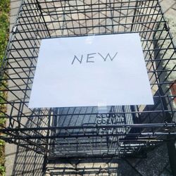 New Dog Crate With 2 Ortho Pads . 24" Long 18" Wide, 20" High