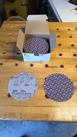 3M Xtract 5 inch sanding discs 220 grit