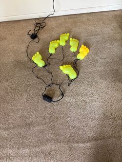 Feet Halloween lights