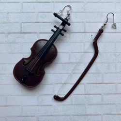 Violin/Bow Earrings