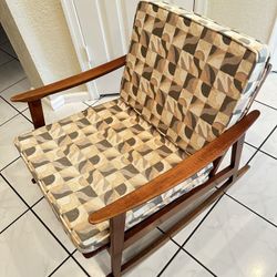  Mid Century  Teak 1960’s Rocking Chair
