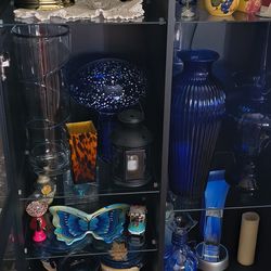 Curio Cabinet/Glass Bookshelf