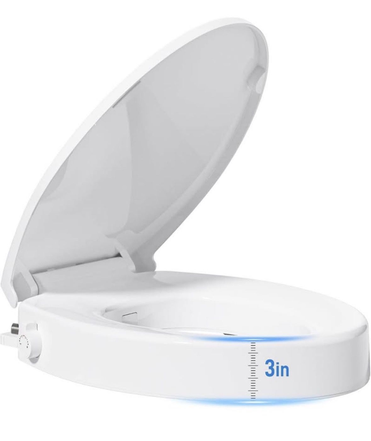 Raised Toilet Seat with Bidet