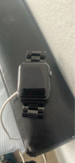 Apple Watch with Metal Link Band