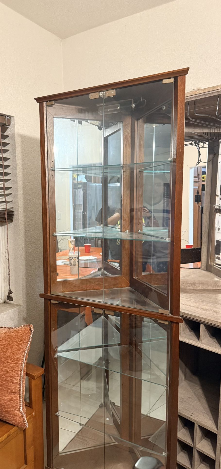 Corner Dining Cabinet