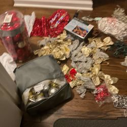 A Lot Of Holiday Ornaments, Many Light To Brighten The Decorations , Some Are New All For $45 ( NO SHIPPING)
