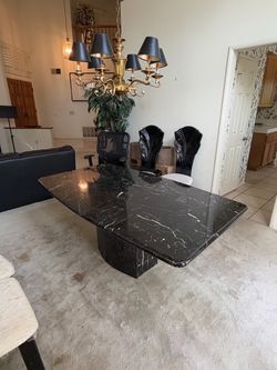 Vintage marble dining table