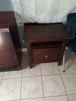 Night time dresser end table