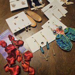 Earrings Bundle Various Styles 10 For $8
