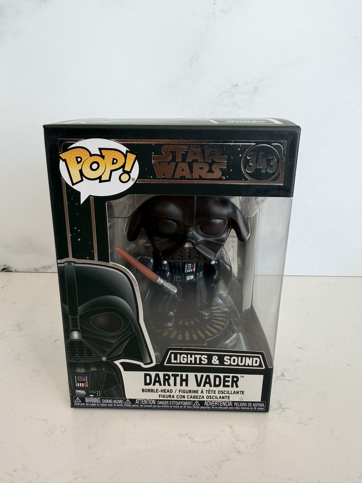 Brand New Darth Vader Lights & Sounds Funko Pop 343