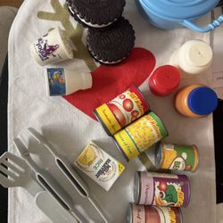 Kids Plastic Play Food 