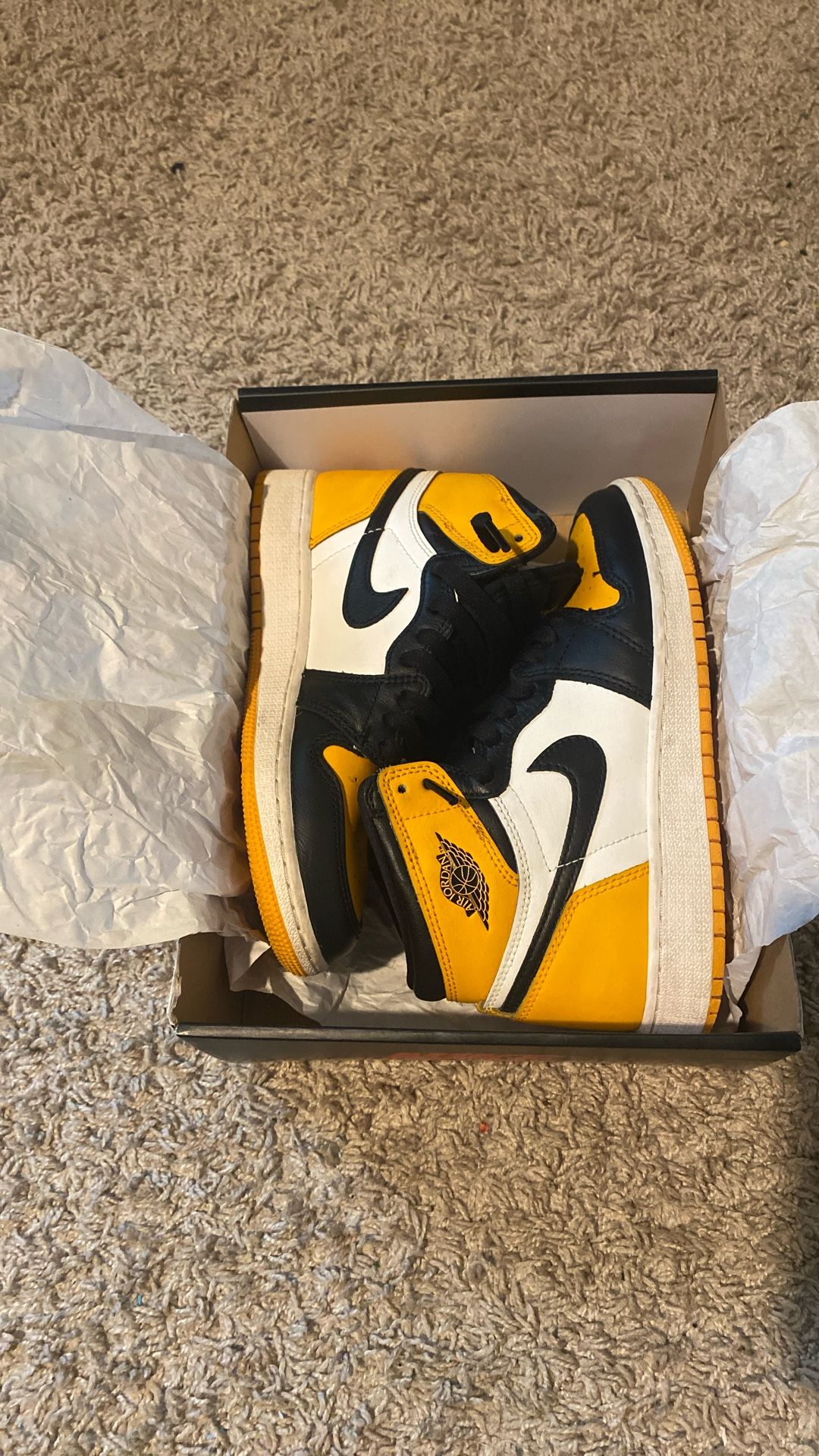 Jordan 1 Taxi Size 4