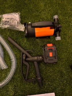 Cordless Diesel Transfer Pump with Battery and Hose