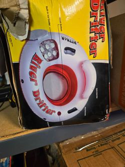 River Drifter Inflatable Float with Ice Cooler